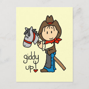 Cowboyskjortor och presenter vykort