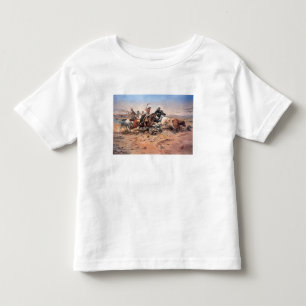 Cowboystågvirke ett råd, 1897 (olja på kanfas) tee shirt