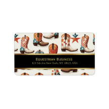 Cowboystövlar mönster