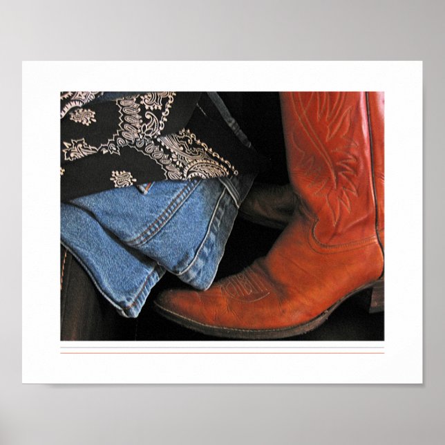 cowboystövlar poster (Framsidan)