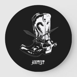 Cowboystövlar Stor Klocka