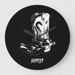 Cowboystövlar Stor Klocka