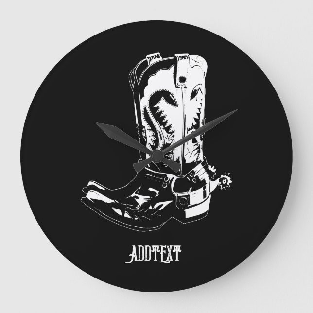 Cowboystövlar Stor Klocka (Framsida)