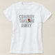 cowboyta bort valentins T-shirt-design Tröja (Design framsida)