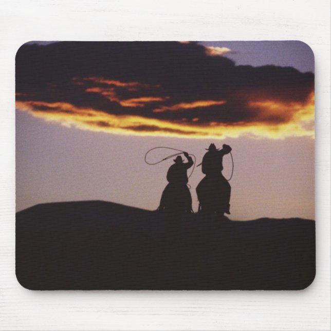 Cowboyteam med Lassoes Musmatta (Framsidan)