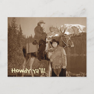 cowboyus, Howdy kommer! Vykort