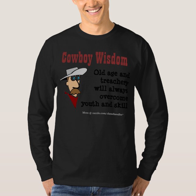 Cowboyvishet - ålder t-shirt (Framsida)