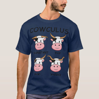 Cowculus Math Lovers Funny Cow Calculus Math Teach T Shirt