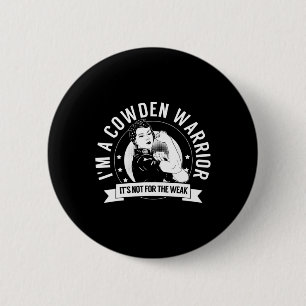 Cowden Warrior Nftw - Medvetenhet om Cowdens syndr Knapp