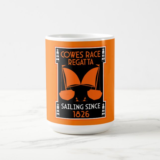 Cowes Isle of Wight Yacht Regatta Magisk Mugg (Center)