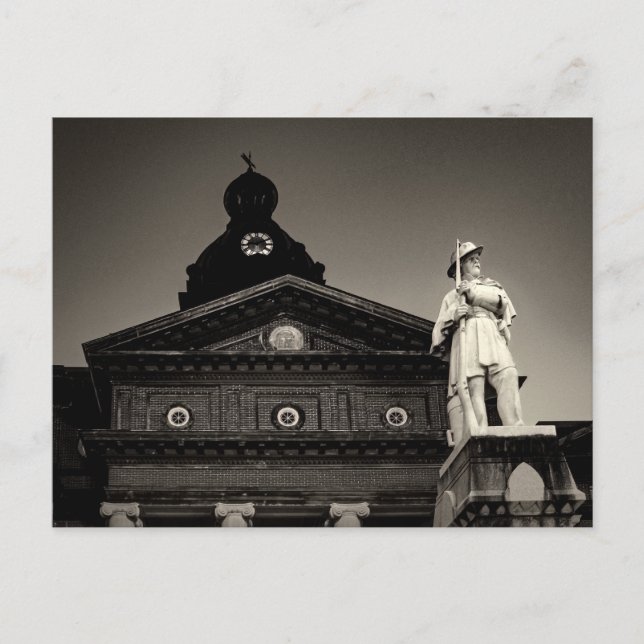 COWETA COUNTY DOMSTOL vykort (Framsida)