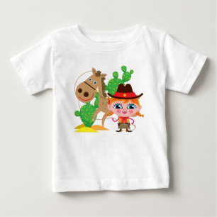 Cowgirl and Horse T Shirt