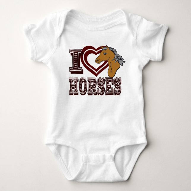 Cowgirl Baby och Småbarn Clothes T-shirt (Framsida)