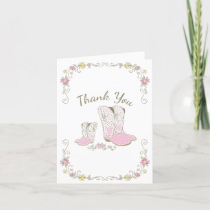 Cowgirl Baby Shower Land Western Rosa Girl Tack Kort