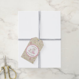 Cowgirl Baby Shower Presentetikett