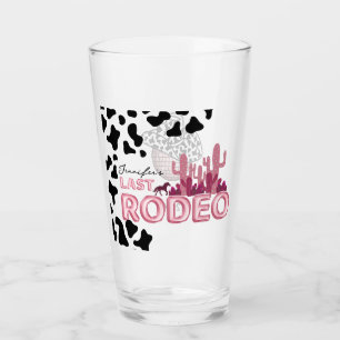 Cowgirl bachelorette Party Last Rodeo Glaskopp