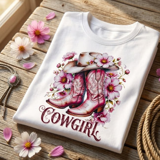 Cowgirl Birthday Girls Night Out Western Bachelore T Shirt