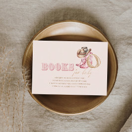  Cowgirl  Book for Baby Girl Shower  Tilläggskort