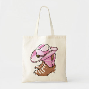 Cowgirl Boots and Hat Tygkasse