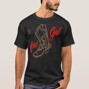 Cowgirl Boots Western Girl Land T Shirt