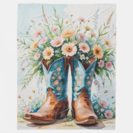 Cowgirl Bouquet Fleece Blanket | Western startsida