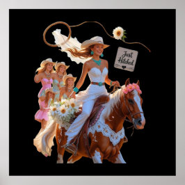 Cowgirl Bride – Summer Ride to Love” Poster