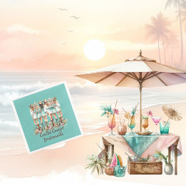 Cowgirl Bridesmaids Pappersservett