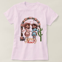 Cowgirl Bröllop Firande - Western Aesthetic fo T Shirt