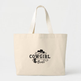 Cowgirl Brud Jumbo Tygkasse