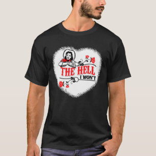Cowgirl citerar det helvetet jag inte tänker skann t shirt
