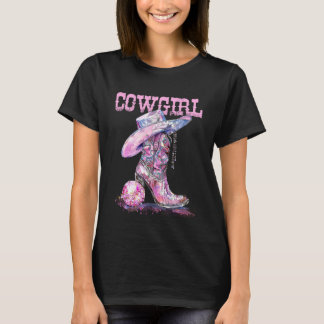 Cowgirl Countrykonsert Outfit för Kvinnor, Ungdom T Shirt