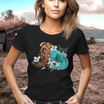 Cowgirl cowboystövlar som turkos brun namn