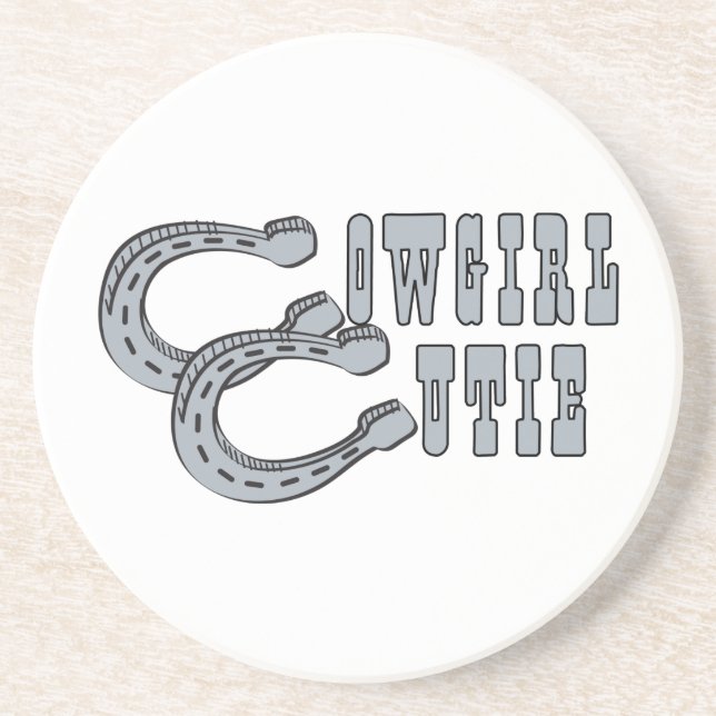 Cowgirl Cutie Underlägg Sandsten (Framsidan)