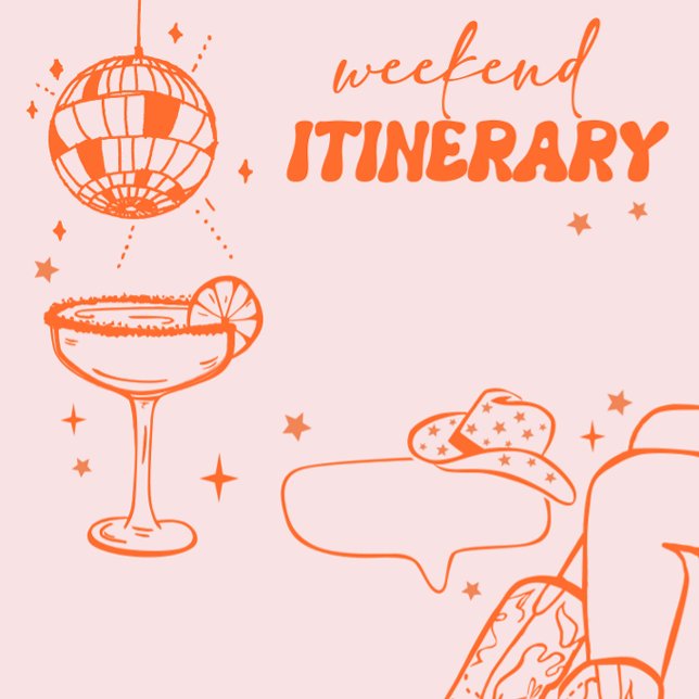 Cowgirl Disco Rodeo Sällskapsfest för Bruden Inbjudningar (Skapare uppladdad)