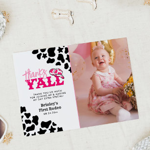 Cowgirl Disco Rosa First Rodeo Tack så mycket Inbjudningar