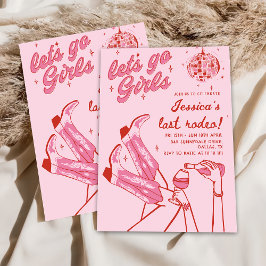 Cowgirl Disco Sällskapsfest Rodeo Helg Inbjudningar