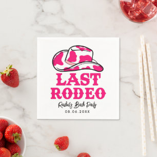 Cowgirl Disco Sista Rodeo Sängkammar Square Papper Pappersservett