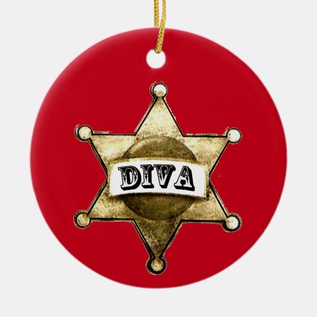 "Cowgirl" Diva Ornament (Framsidan)