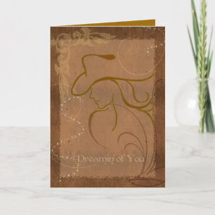 Cowgirl Dreams Sweet Dreams Card Kort