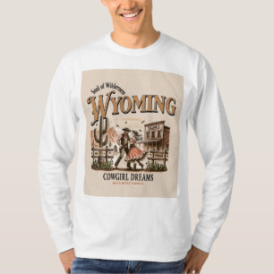 Cowgirl Dreams tshirt design T Shirt