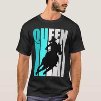 Cowgirl-drottning Rodeo-kvinnor Södra flickor West T Shirt