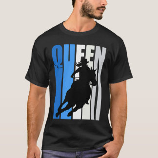 Cowgirl-drottning Rodeo-kvinnor Södra flickor West T Shirt