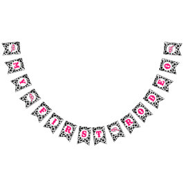 Cowgirl First Rodeo Rosa Vimplar