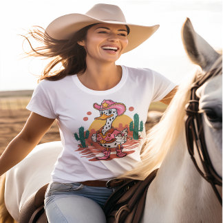 Cowgirl fuuny anka t shirt