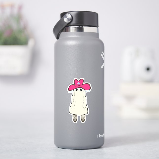 Cowgirl Ghost Klistermärken (HydroFlask)