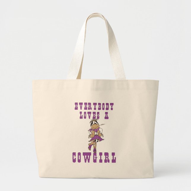 CowGirl Gifts Jumbo Tygkasse (Framsidan)