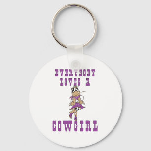 CowGirl Gifts Nyckelring