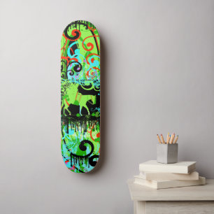 Cowgirl Grunge Mini Skateboard Bräda 18,5 Cm