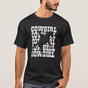 Cowgirl-hästryttare T Shirt