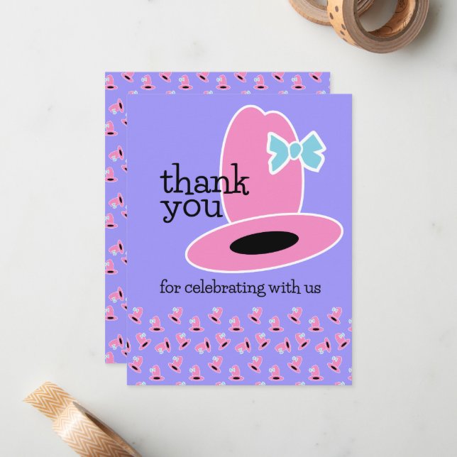 Cowgirl Hat Tack Anteckningskort (Fram/Back In Situ)